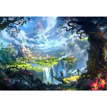 

Fairytale Wonderland Scenic 5d diy Diamond Painting Full Round Rhinestone Embroidery Diamond Mosaic Kit Cross Stitch Home Decor