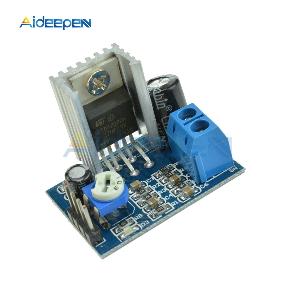 

TDA2030 TDA2030A Audio Amplifier Board Module 6-12V 18W Single Amp Power Supply