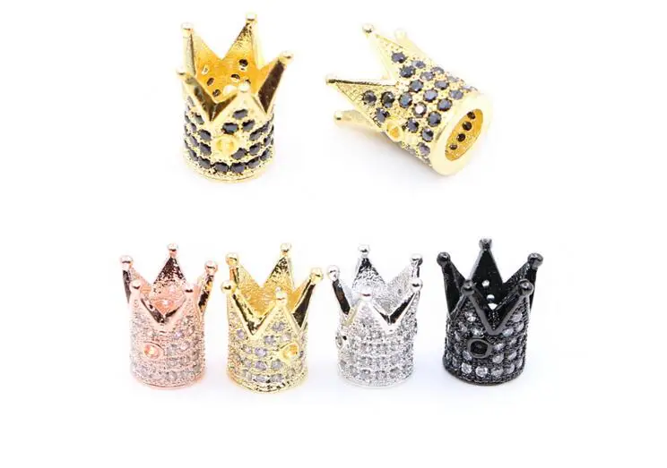 Одна пара модные разноцветные медные Популярные короны micro pave фианиты для