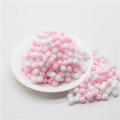 Pompom 8mm Multi Color Mini Pompon Balls DIY for Kids Toys Pompones Manualidades Garment Sewing Home Wedding Craft Supplies 20g - Цвет: 1316