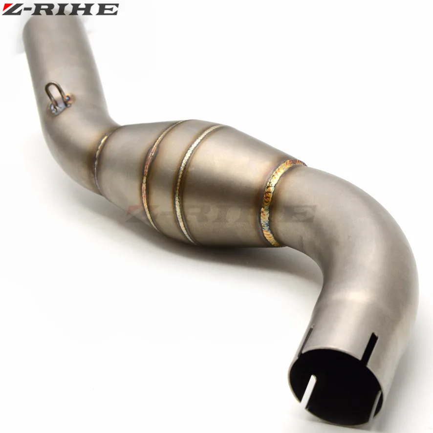 Motorcycle Exhaust middle pipe stainless steel Muffler link pipe middle