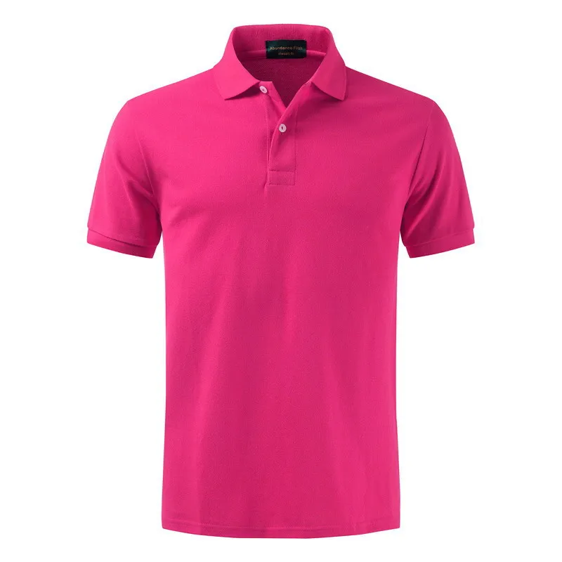 

TOP quality 2019 New Fashion Slim Fit Short Sleeve T Shirt Casual Turn-Down Collar Men's Cotton T-Shirt Free Shipping