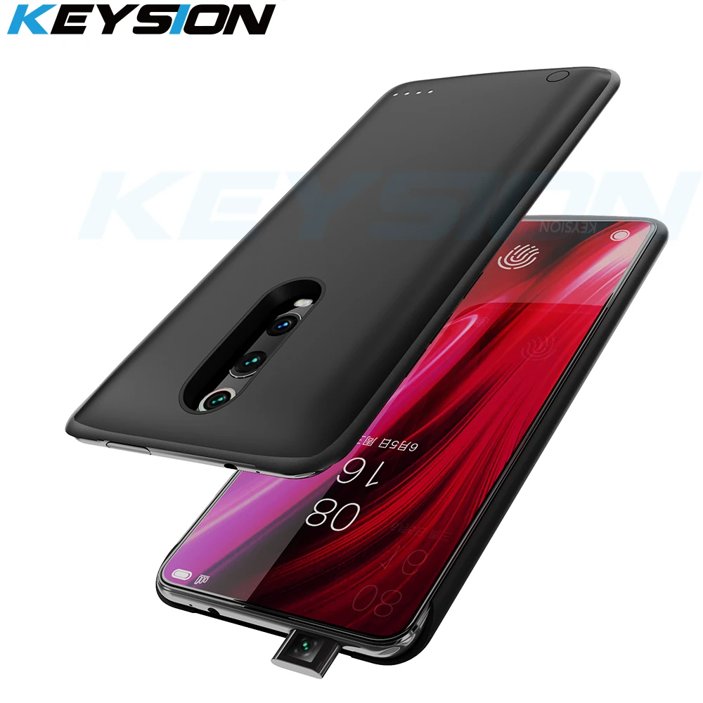 KEYSION 6500 мАч портативный чехол для аккумулятора для Xiaomi mi 9T Pro mi 9 SE A2 аккумулятор внешний аккумулятор чехол для зарядки красный mi K20 Note 7