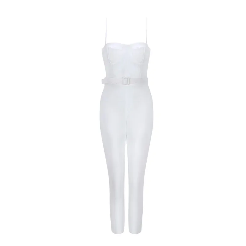 Sexy Courroie Mode Gaine Nouvelle Bandage Combinaison Partie 2019 De Femmes White qYt0xw5