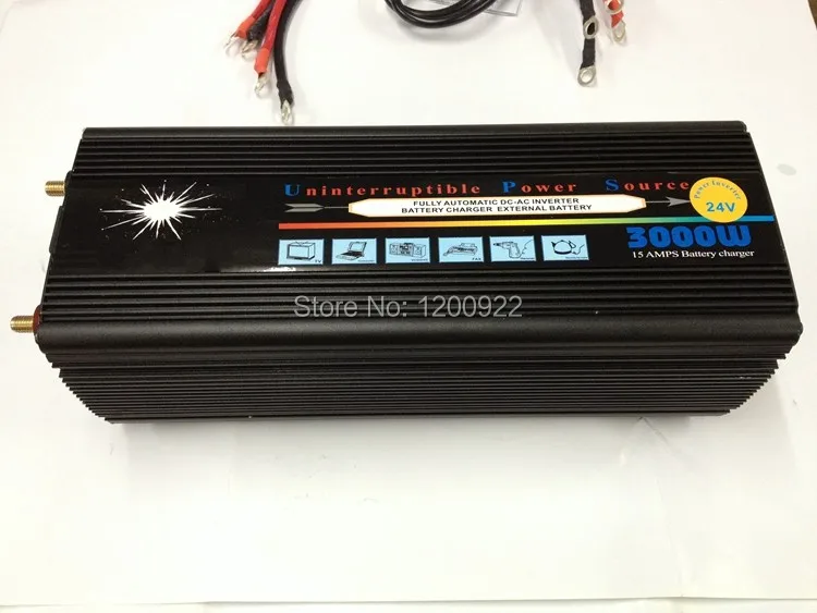 Free Shipping 3000W UPS Modified Inverter 220V 12V 3000w Inverter With Battery Charger+UPS