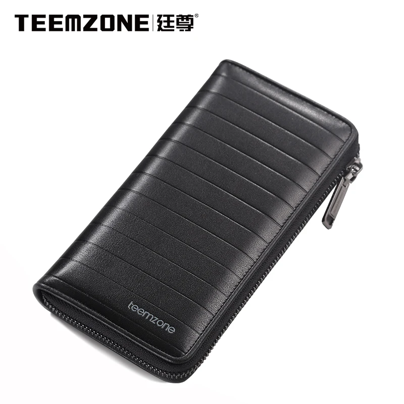 

Men Wallets Brand Teemzone Mens Wallet Leather Genuine Cowhide Men's Clutch Bags Business Casual Purses And Handbags Man Bag