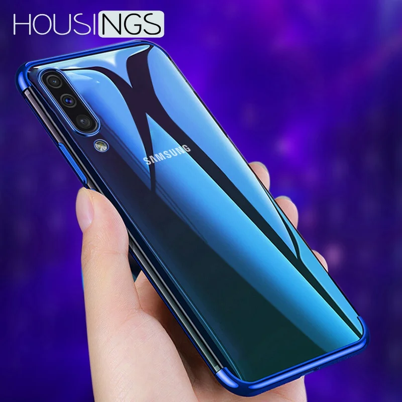 

Plating Case For Samsung Galaxy S7 S8 S9 Plus A50 Soft TPU Transparent Cover Note 9 8 J7 Prime Shockproof S10 A70 M30 Thin Case