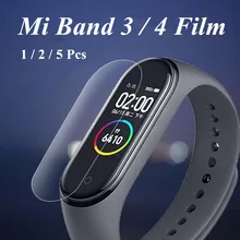 Mi band 4 3 Защитная пленка для экрана 5 шт. 2 шт. 1 шт. для Xiaomi mi band 4 3 против царапин mi band 4 браслет mi band 4