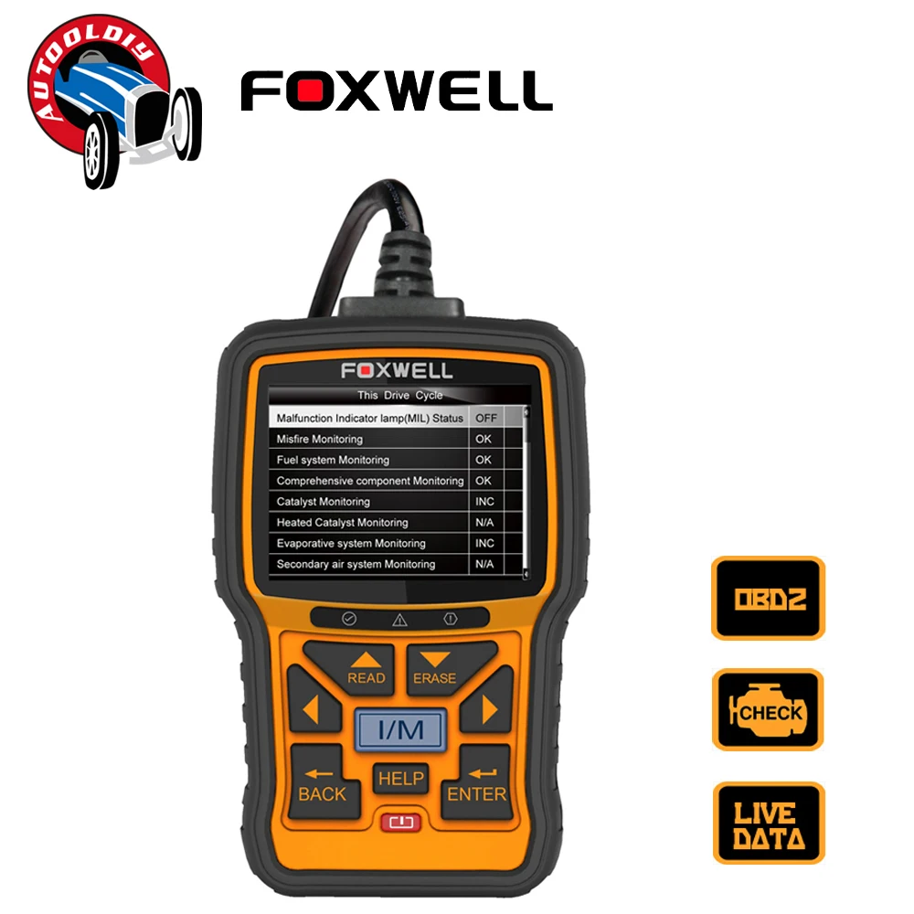 2016 Hot Sale Genuine Foxwell NT301 OBD2 Live Data/Code Engine Reader
