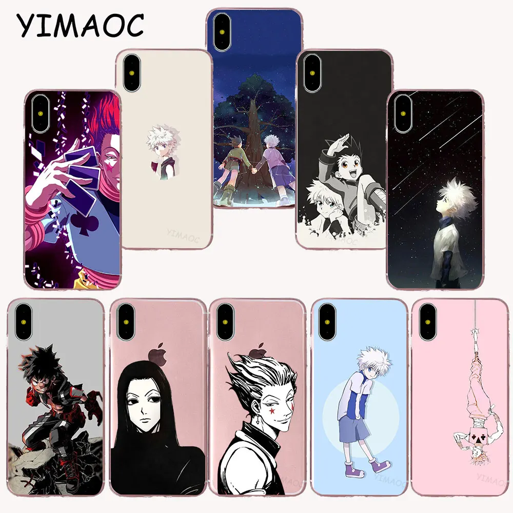 

YIMAOC 50z Anime hunter Soft TPU Silicone Case for iPhone X r s Xr Xs Max 8 7 6S 6 Plus 5 5s SE