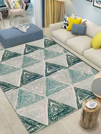 Скандинавский ковер для гостиной, спальни, полностью линейный домашний современный минималистичный журнальный столик, одеяло, прикроватный коврик, машинная стирка