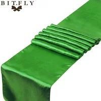 Лидер продаж Элегантный Банкетный Стол ленты луки Клевер зеленый цвет Романтический Свадебные украшения 12 