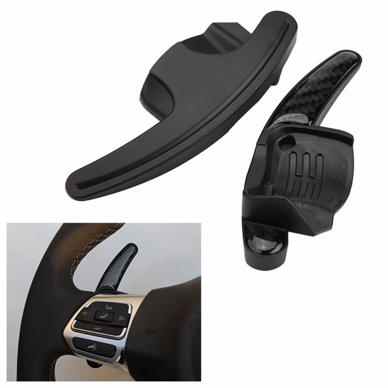 

2pcs Car Steering Wheel Shift Paddle Blade Shiftersteering Wheel Shifter Car Styling Suitable For Volkswagen Golf 5/Polo/Jetta