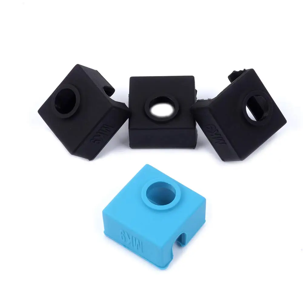 4pcs 3D Printer Silicone Sock Heater Block Cover MK7 MK8 MK9 Hotend Protect for Creality CR-10 Mini S4 S | Компьютеры и офис