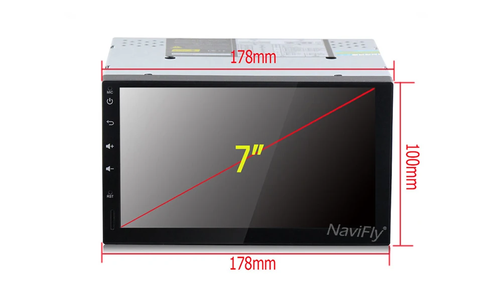Cheap Navifly DPS+IPS android 9.0 universal Smart Car GPS DVD player Car multimedia Navigation GPS Player for Nissan support Radio 4