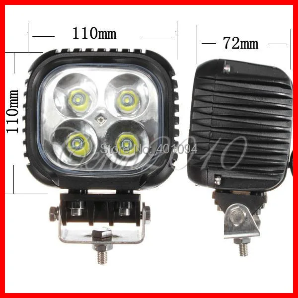 

2PCS 5" 40W CRE 4LED*10W Driving Work Light Offroad SUV ATV 4WD 4x4 9-32V Spot / Flood Beam 3800lm IP67 High Power Truck Lamp