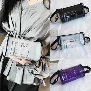 

Makeup Bag Travel Cosmetic Toiletry Case Hanging Storage Large Bag Organizer PVC Transparent Letter Buckle Handbag Cosmetic Bags