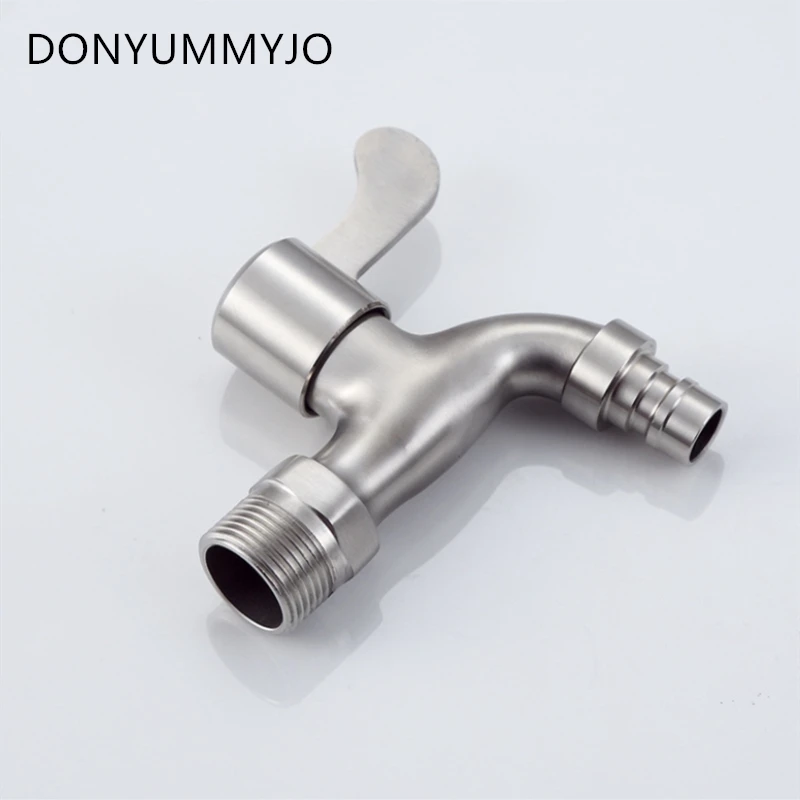 

1pc DN20 304 Stainless Steel Brushed Finish Washing Machine Tap Mop Pool Faucet