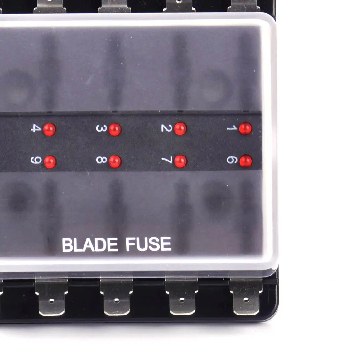 CITALL Car Boat 10 Way Circuit Automotive ATC ATO Fuse Box Holder W/ LED Warning Light for Audi A4 A6 BMW E46 E90 Mazda 3 6 Kia-in Fuses from Automobiles ...