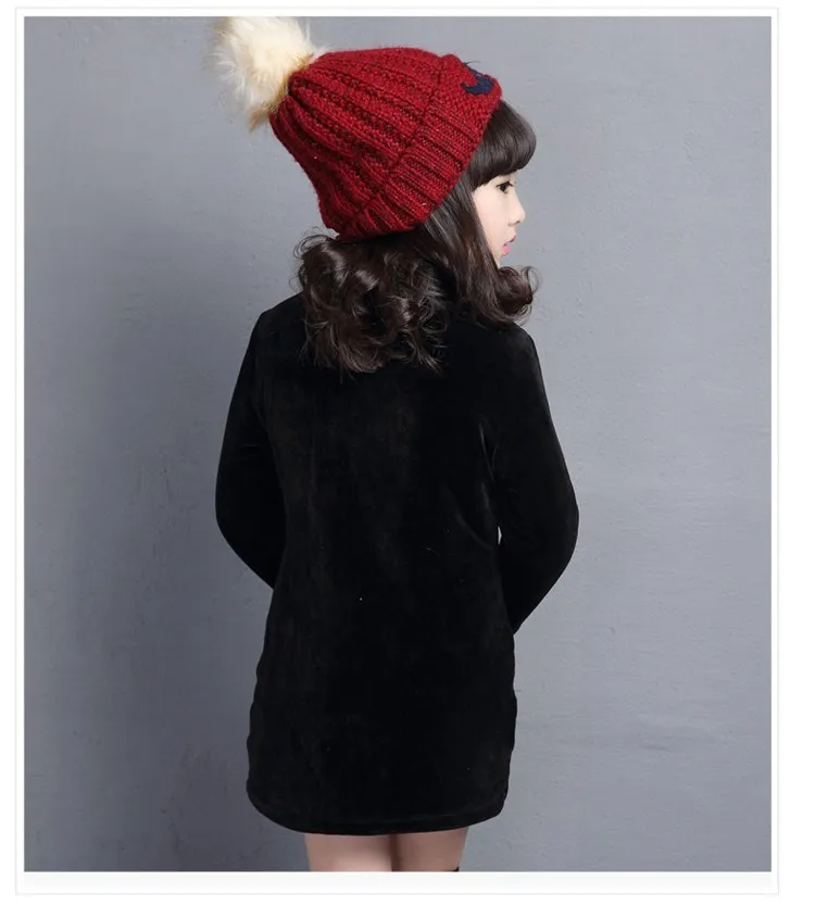 Детский свитер для девочек; сезон осень-зима; От 3 до 14 лет для маленьких девочек; модный толстый теплый пуловер; топы; детская одежда; повседневные толстовки с капюшоном для девочек-подростков