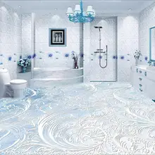 3d полы 3D мраморный камень узор паркет пол ПВХ самоклеющиеся обои 3d пол живопись обои