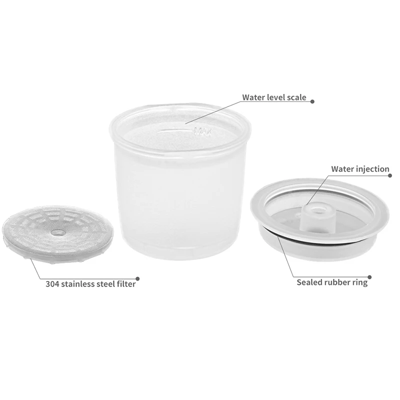 

For illy y3 Filter X8 Y5milk Y1.1 Y5 X7.1 Spoon Refillable Brush Coffee Set Reusable Kitche Capsule Dinning Cups