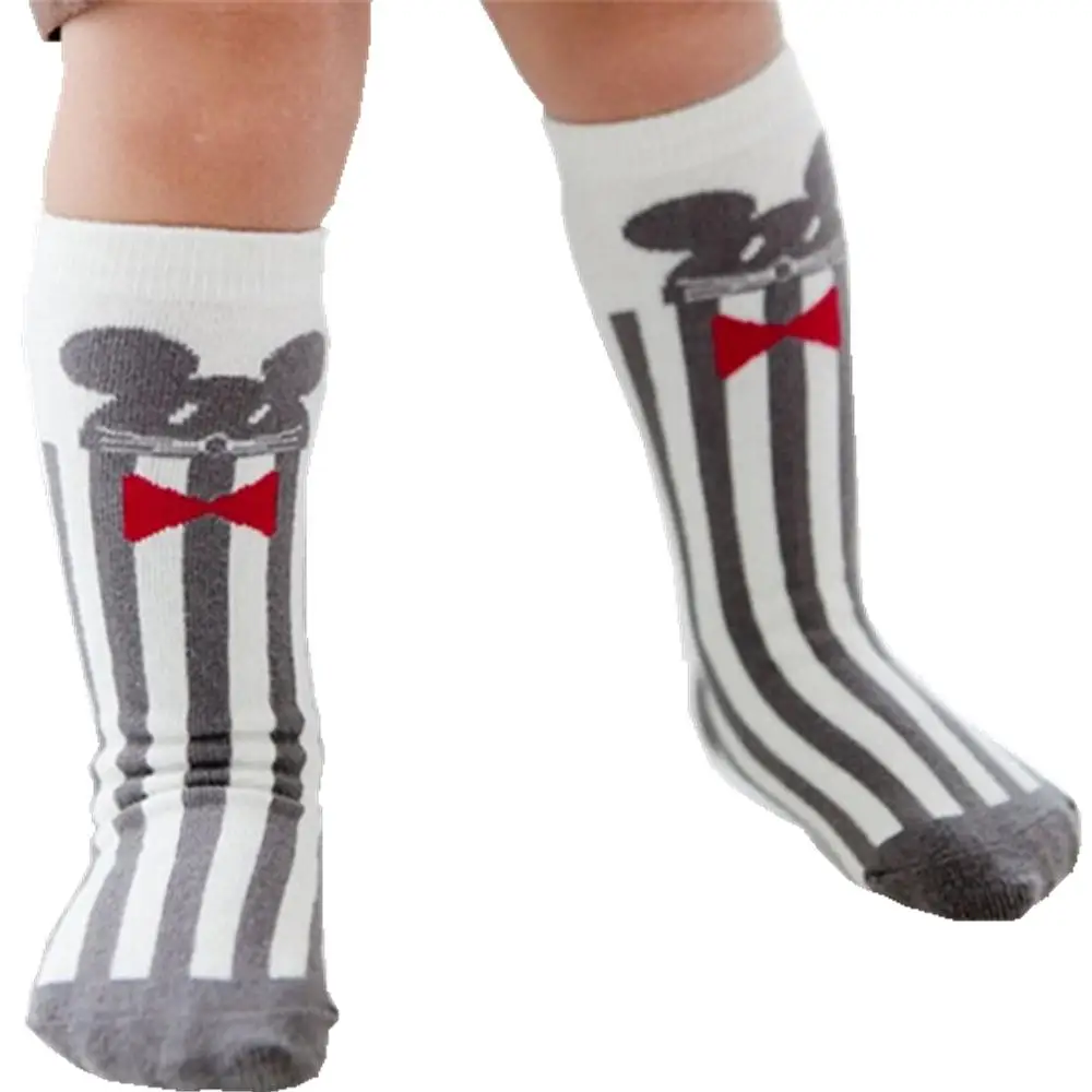 Носки для маленьких девочек от 0 до 24 месяцев хлопковые носки с мультяшным животным для малышей нескользящие носки для маленьких девочек