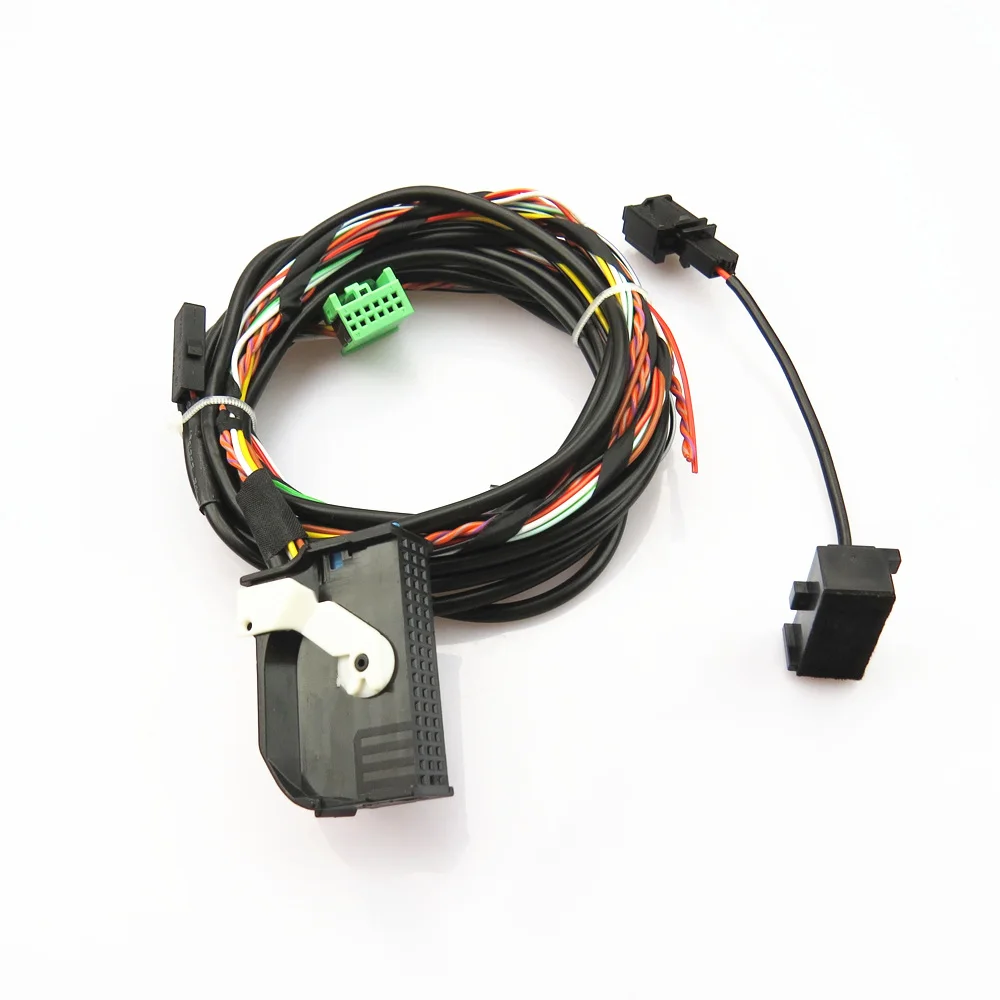 Tuke автомобильный Bluetooth разъем жгута проводов кабель+ микрофон для VW Passat B6 Jetta MK6 Golf 5 6 Tiguan RCD510 RNS510 1K8 035 730 D