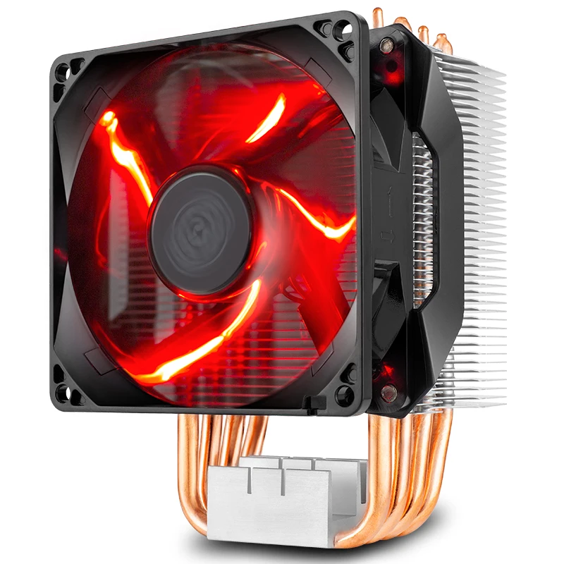 Cooler Master RR-H410-20PK-R1 T410R 4 heatpipe CPU Kühler 92mm LED 4pin PWM Leise Lüfter Für intel