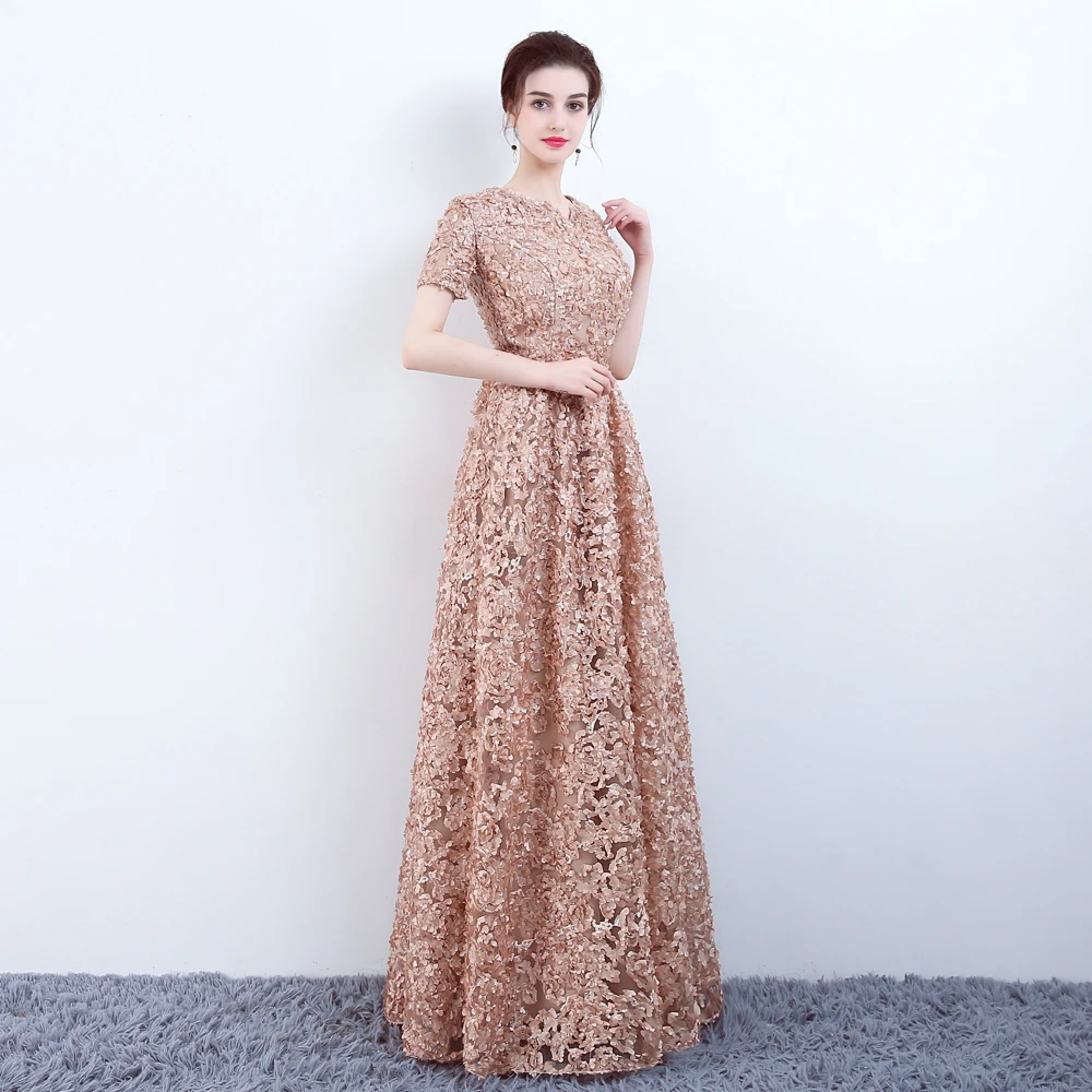long gown lace design