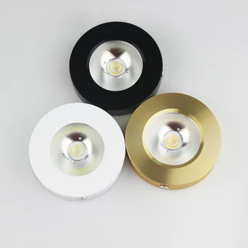 

10pcs Mini Surface Mount Led Downlight 3W 5W 220V lamp Ultrathin Cob Spot Led Light lighting Ceiling Home Cabinet Wardrobe