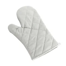 LHBL 1 шт. хлопковые защитные перчатки кухонные термостойкие кухонные перчатки для микроволновой печи серые