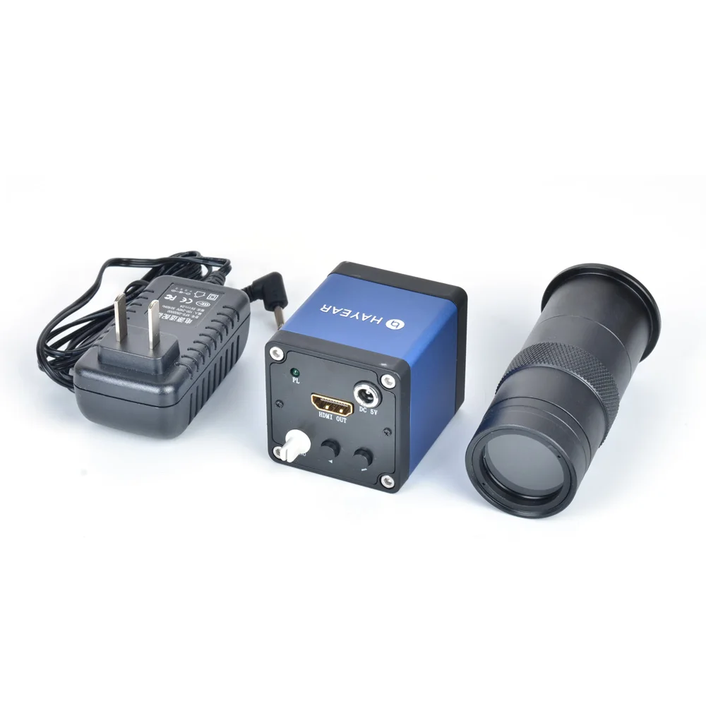 New 2.0MP HDMI Industry Digital Video Microscope Camera HD Camera + 100X C-mount Lens for Microscopes