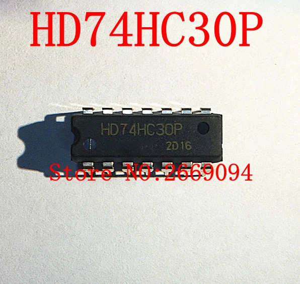 

10pcs Free shipping 74HC30 SN74HC30N DIP-14 74HC30N HD74HC30P 74HC30P new and original IC