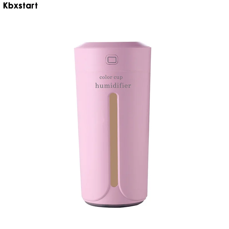 

Kbxstart Ultrasonic Air Purification Humidifier USB Mini Moisturizin Colorful Night Light Air Diffuser For Home Car 230ML