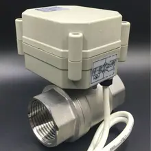 Ce ip67 воды электрический клапан TF25-S2-C 2-полосная BSP/NPT 1 ''Full Порты и разъёмы DN25 DC9V-DC35V 3/7 провода из металла Шестерни ВКЛ/ВЫКЛ 5Sec без примесей свинца