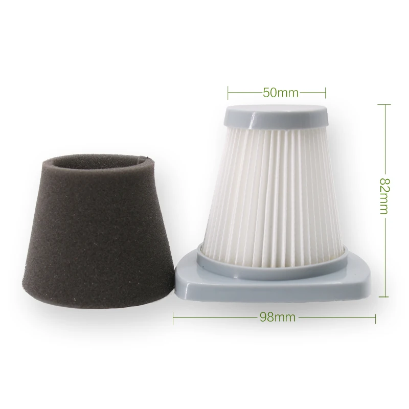 5PCS 98*82mm size white hepa filter and original air filter vacuum cleaner accessories home hepa ZL601R ZL601A