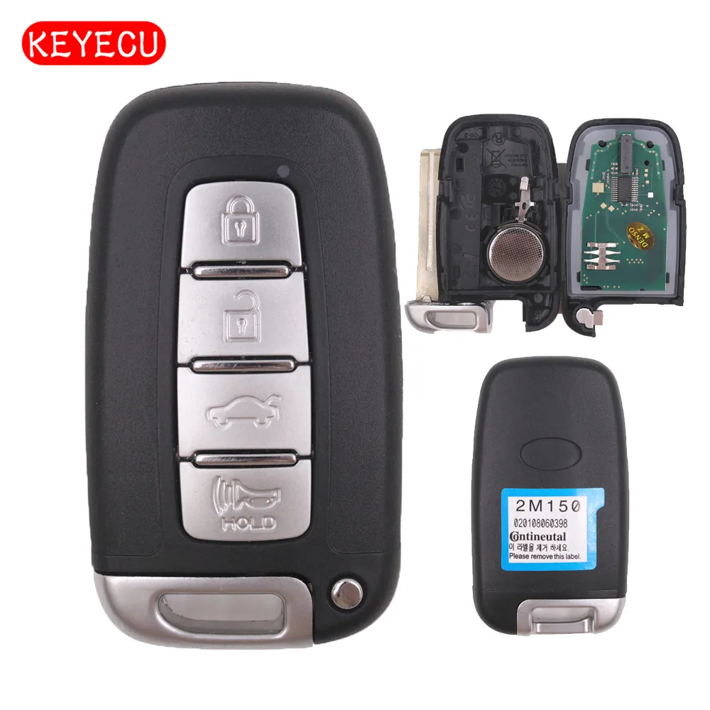Keyecu Smart Remote key Keyless Entry Fob 4 Button 433MHz With ID46 Chip for Hyundai I30 IX35in