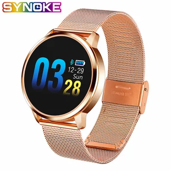 

SYNOKE Mens Digital Watches Smart Watch Men Waterproof Android Stainless Steel Sport Watch Men Wristwatches Mens IOS Watches