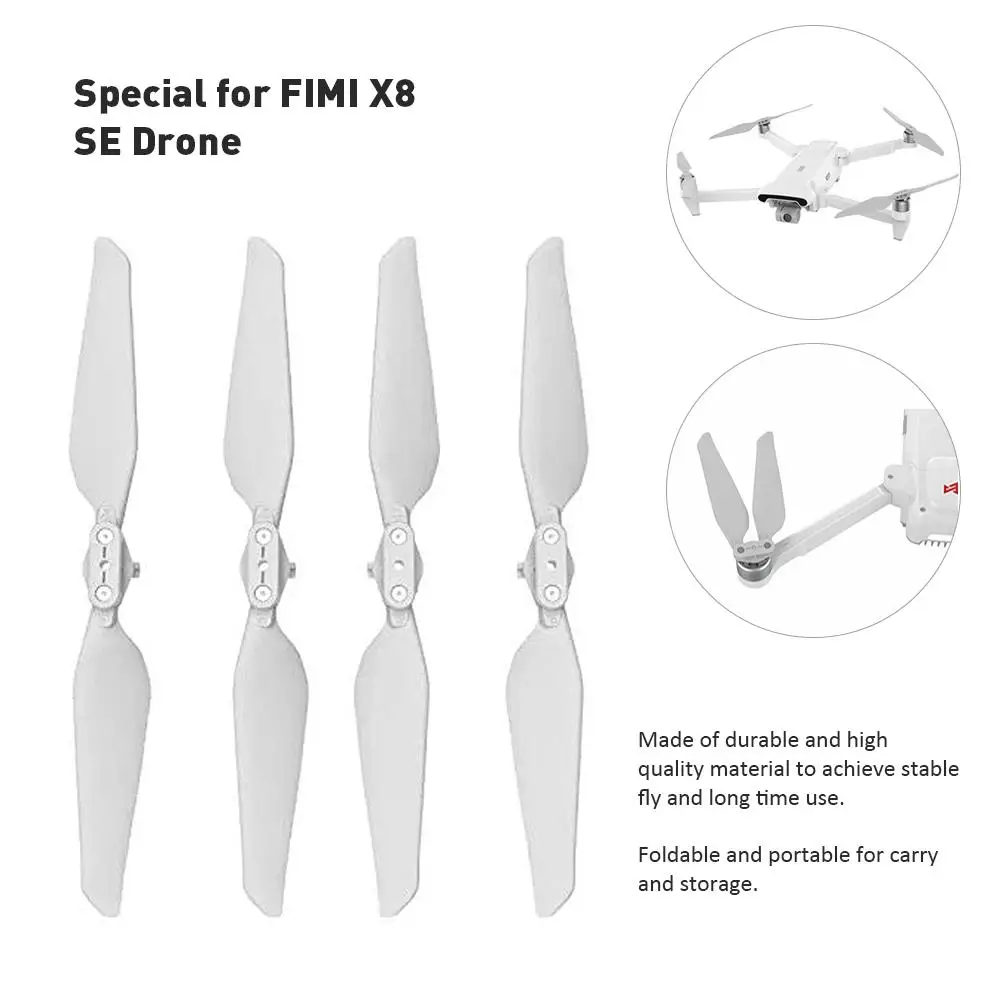 

4PCS For Xiaomi FIMI X8 SE RC Quadcopter Spare Parts 4/8PCS Quick-release Foldable Propellers Blade Hot Sale