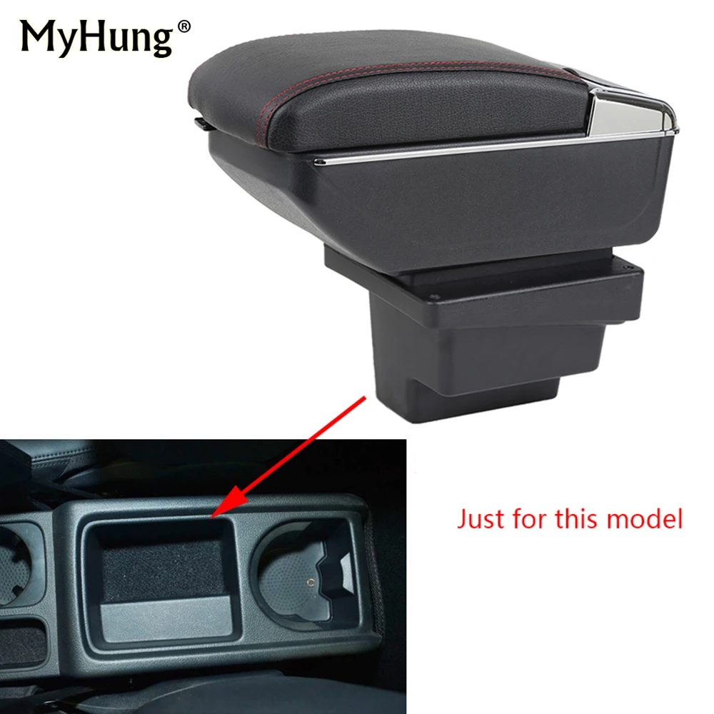 Подлокотник для VW Tiguan 2009 2017 центральная консоль контейнер хранения подставка