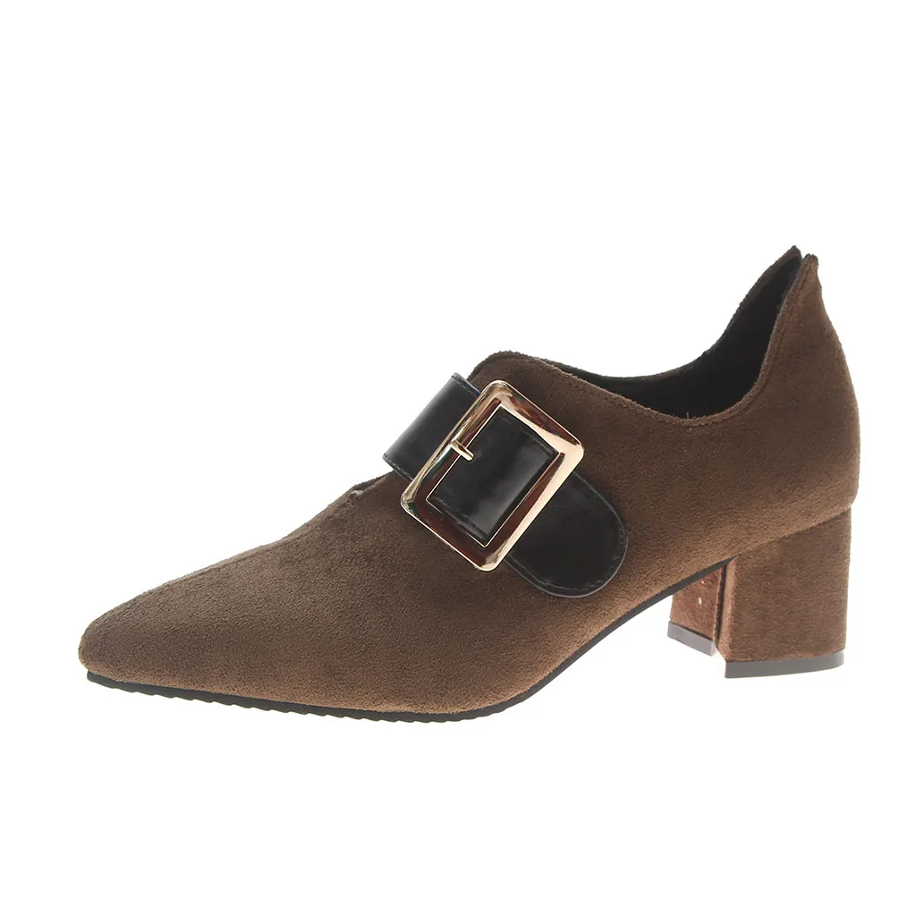 

SAGACE Women's high heel ladies shoes elegant pointed ladies shoes 2019 spring fashion increase size 35-39 new listing boots
