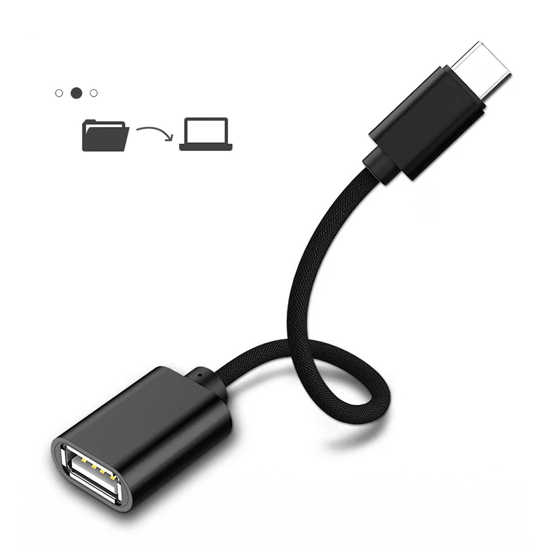 Type C USB OTG адаптер зарядное устройство кабель для Xiaomi Redmi MacBook Meizu Pro 7 6 huawei P10 P20 Oneplus планшет type-C USB C разъем