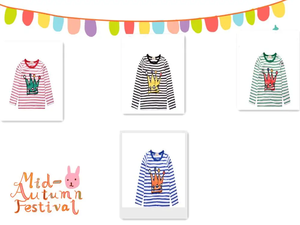 

Boys and girls striped long-sleeved t-shirt spring and summer 2019 children's bottoming shirt baby cotton long-sleeved