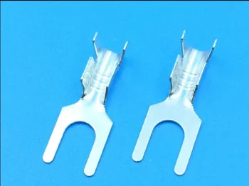 

inner diameter: 3.2mm 4.2mm 5.2MM furcate type or Crab legs lugs / cold-pressed crimp terminal / car connectors
