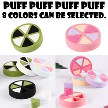 Макияж губчатый смеситель esponja декоративная косметика слоеный порошок для спонж для нанесения основы для очищения лица Натуральный