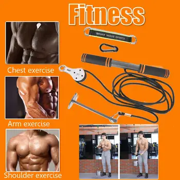 

Fitness Arm Muscle Blaster Trainer Biceps Triceps Pull Rope Wrist Roller Forearm Home Workout Hand Gripper Strength Trainning