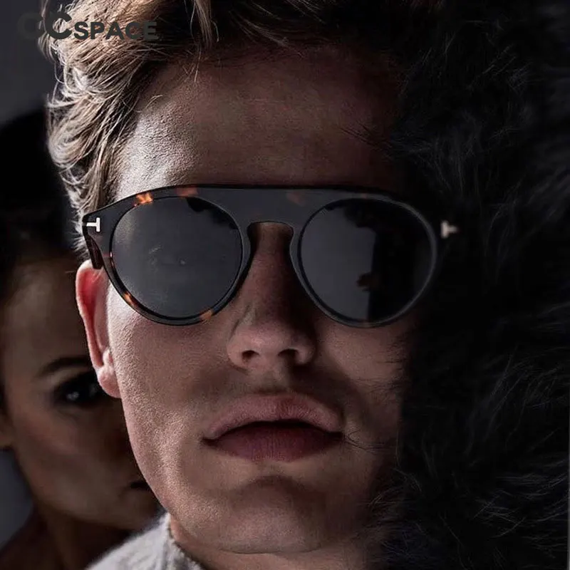 

Retro Punk Round Sunglasses Men Women Fashion Shades UV400 Vintage Glasses 45699