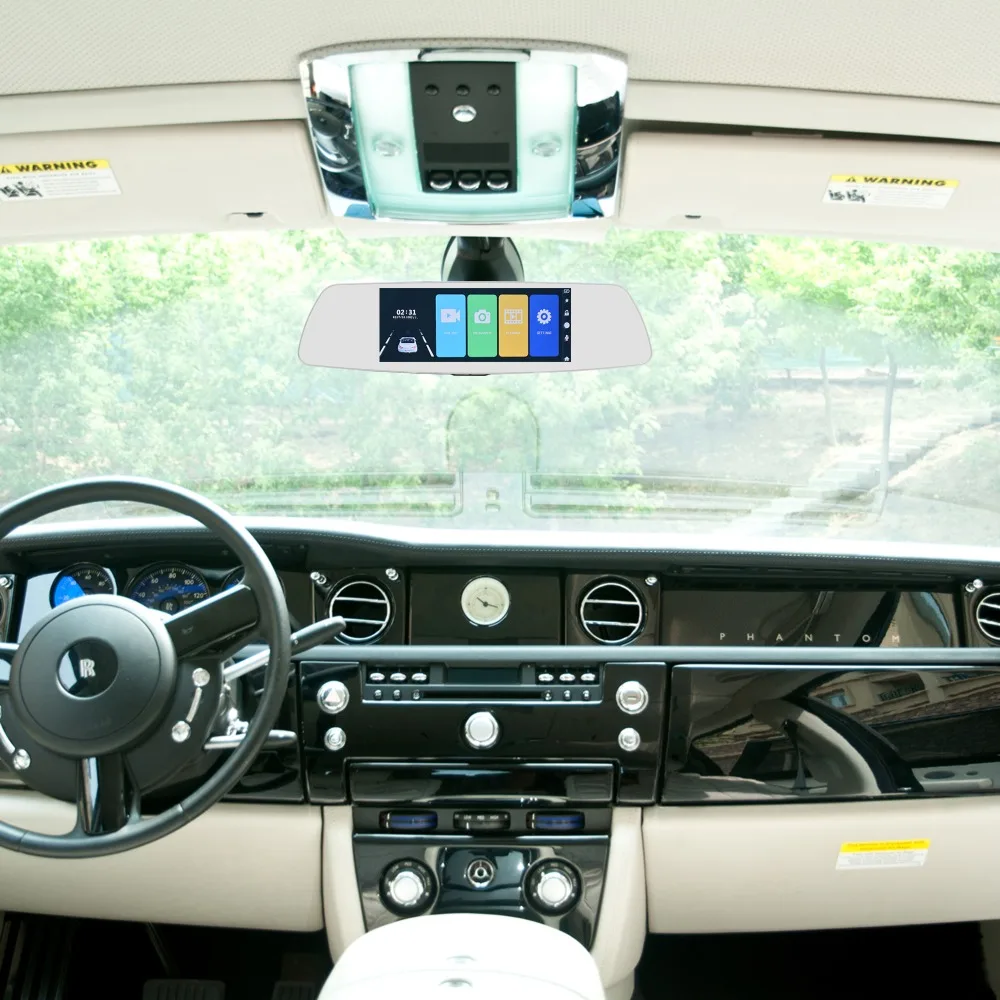 Автомобильный видеорегистратор ADDKEY, видеорегистратор Full HD 1080 P, регистратор, зеркало заднего вида, двойной объектив, супер ночное видение, авто, две камеры