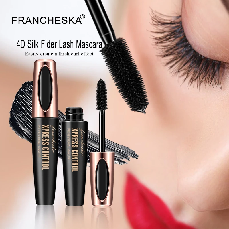 rimel Eyelash Mascara 4d Silk Fiber Long Lasting white Mascara Eye